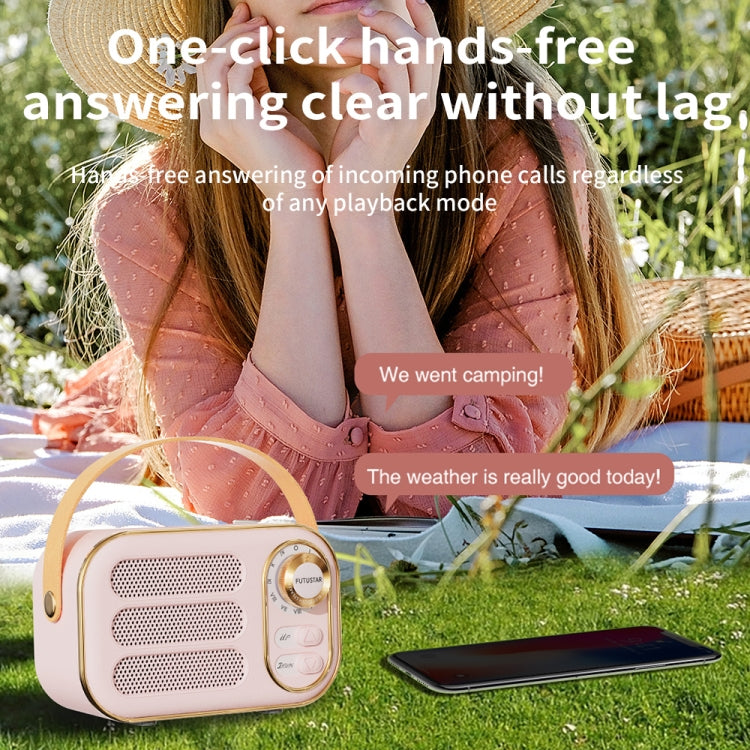 Futustar DW13 - Enceinte Bluetooth Rétro Portable | Son HiFi & Design Vintage