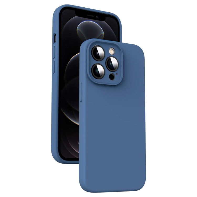 Coque Silicone Liquide Premium avec Doublure Microfibre – Protection Antichoc pour iPhone 12 Pro