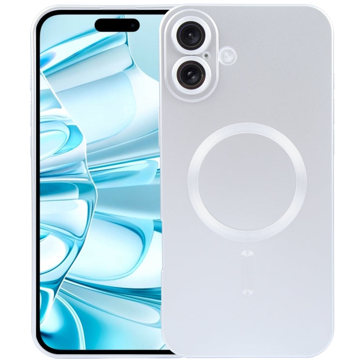 Coque de téléphone MagSafe en silicone TPU liquide de couleur unie