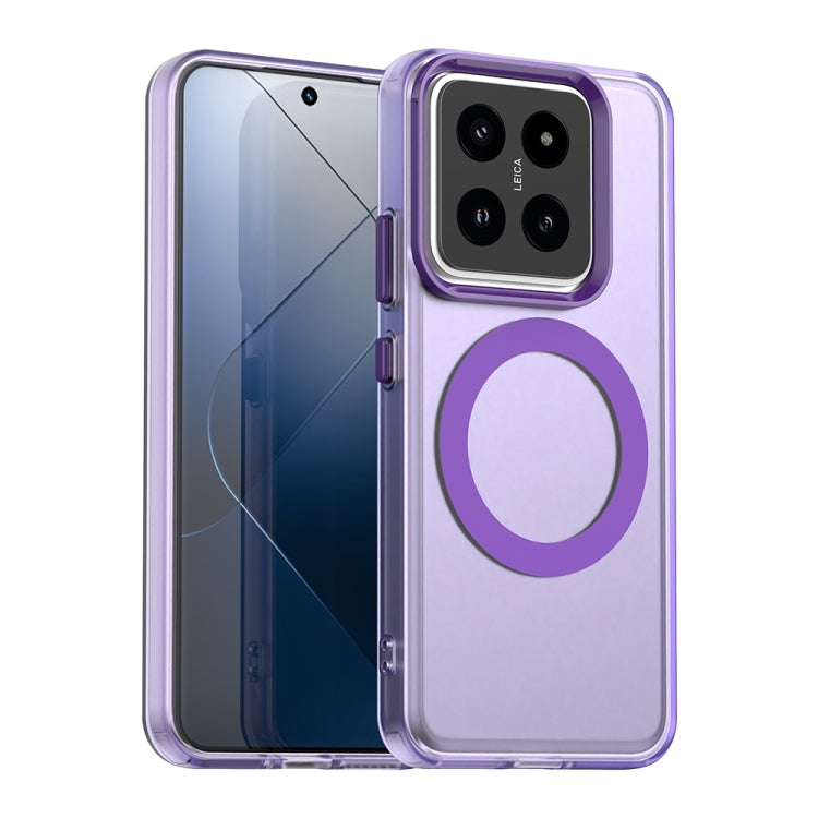 Coque Magnétique MagSafe pour Xiaomi 14, Poco X5 Pro 5G – Protection Hybride (PC + TPU) Finition Candy & Compatible Charge Sans Fil