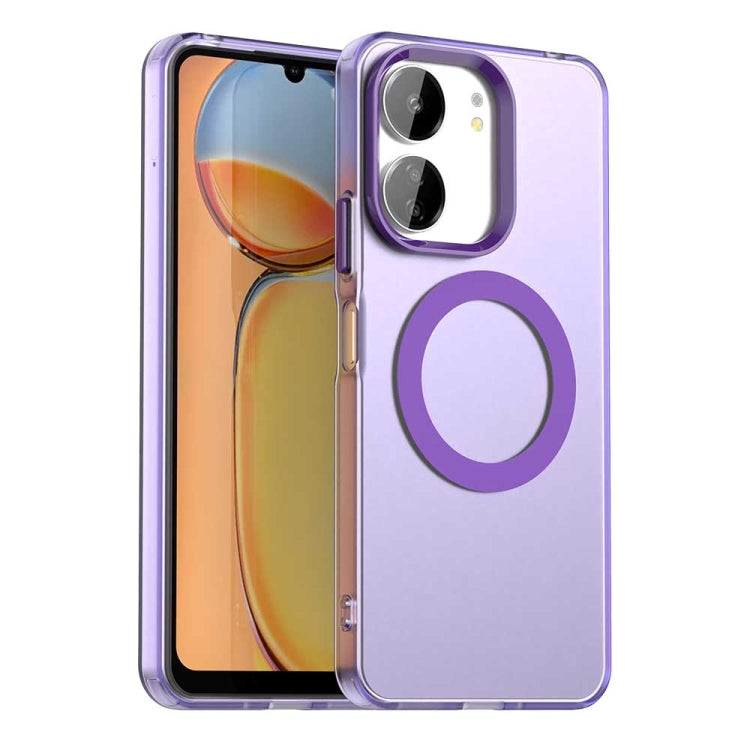 Coque Magnétique MagSafe pour Xiaomi Poco M6 5G / X6 Pro 5G / X6 5G – Protection Hybride (PC + TPU) Finition Candy & Compatible Charge Sans Fil