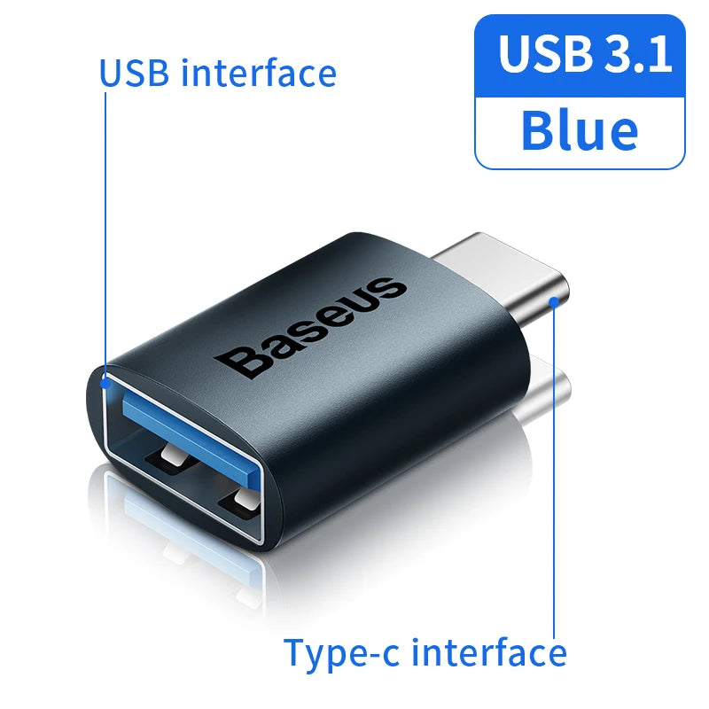 Adaptateur Baseus USB OTG type-C vers USB-A / USB-A vers Type-C