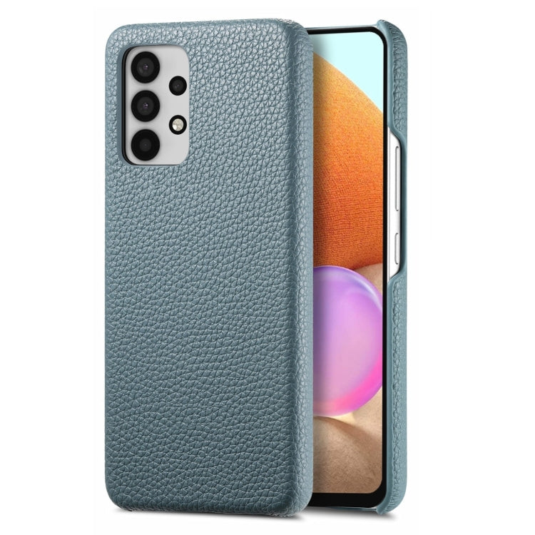 Étui de téléphone arrière en cuir Litchi Oil Edge