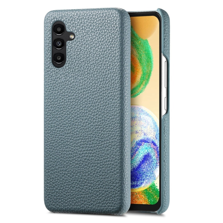 Étui de téléphone arrière en cuir Litchi Oil Edge