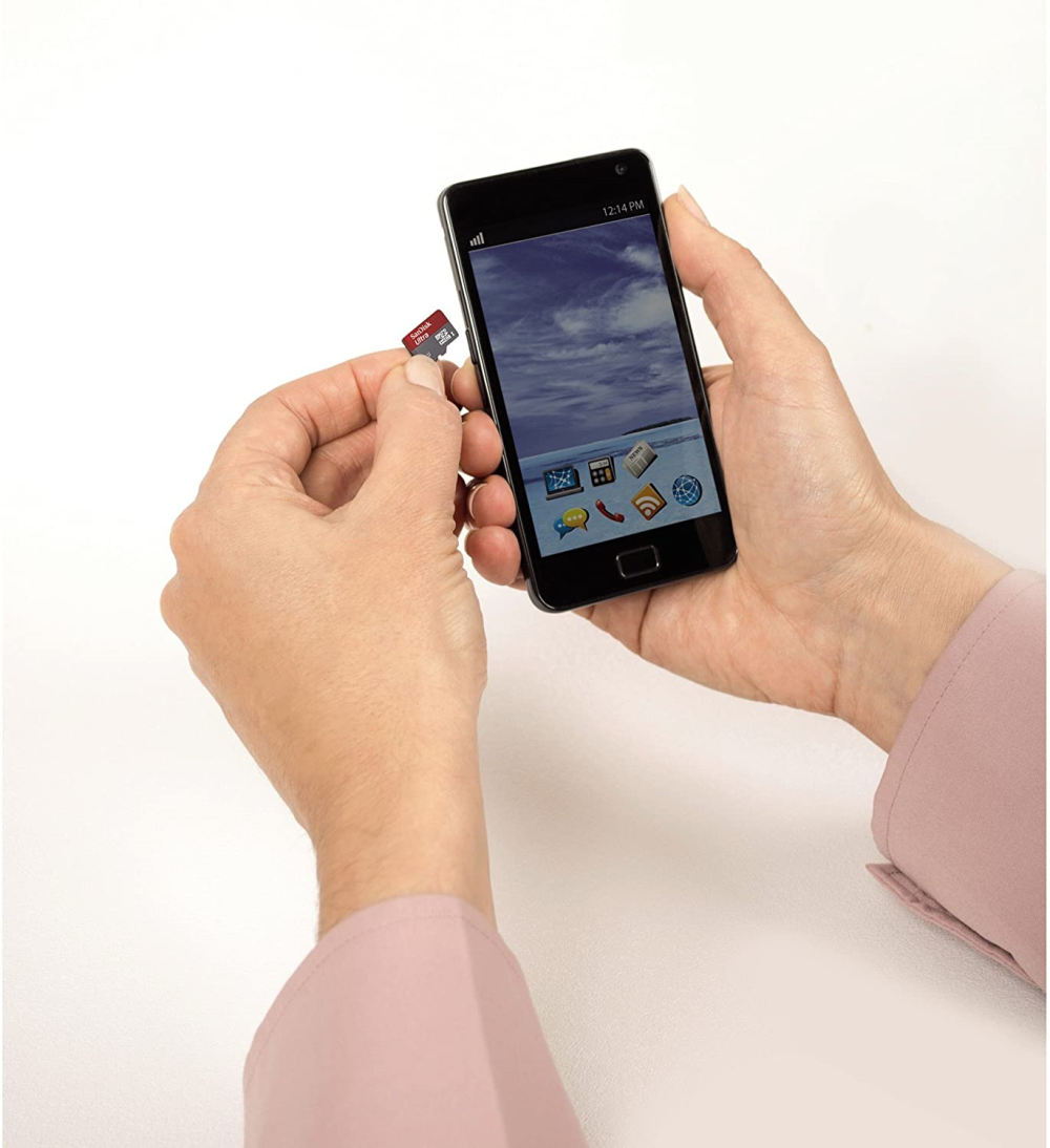 Sandisk Ultra Android carte mémoire microSDHC UHS-I 16Go classe 10 avec adaptateur - SDSDQUNC-016G-GN6MA