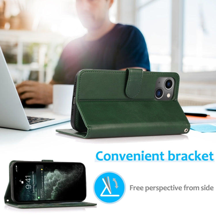 Étui portefeuille 2 en 1 avec coque arrière magnétique détachable  pour série iPhone 13