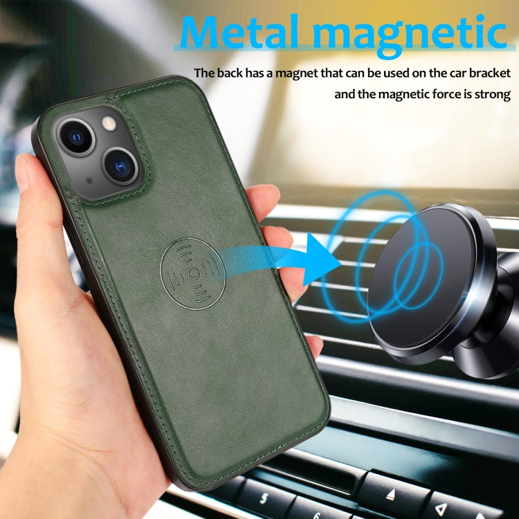 Étui portefeuille 2 en 1 avec coque arrière magnétique détachable  pour série iPhone 13