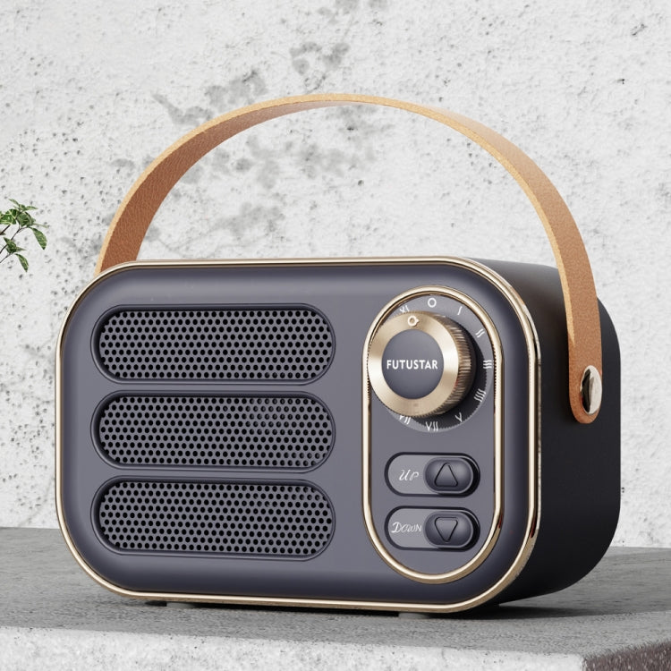 Futustar DW13 - Enceinte Bluetooth Rétro Portable | Son HiFi & Design Vintage