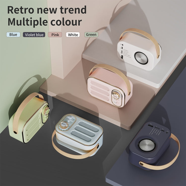 Futustar DW13 - Enceinte Bluetooth Rétro Portable | Son HiFi & Design Vintage