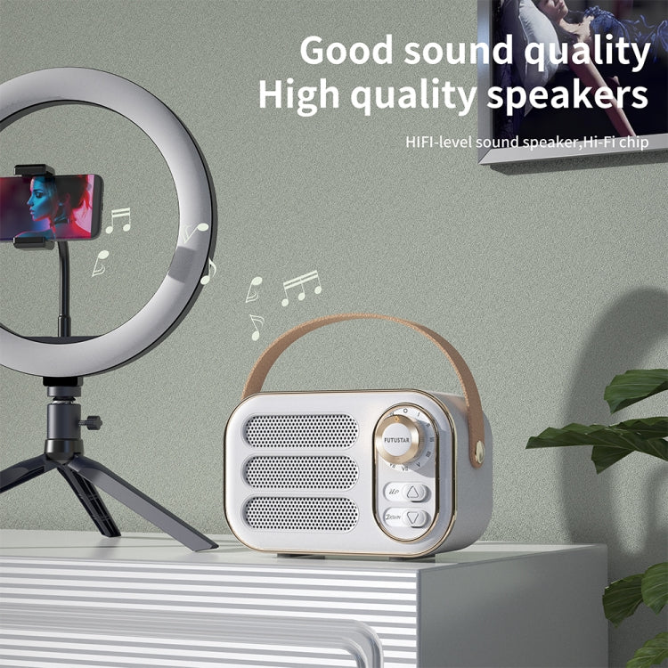 Futustar DW13 - Enceinte Bluetooth Rétro Portable | Son HiFi & Design Vintage