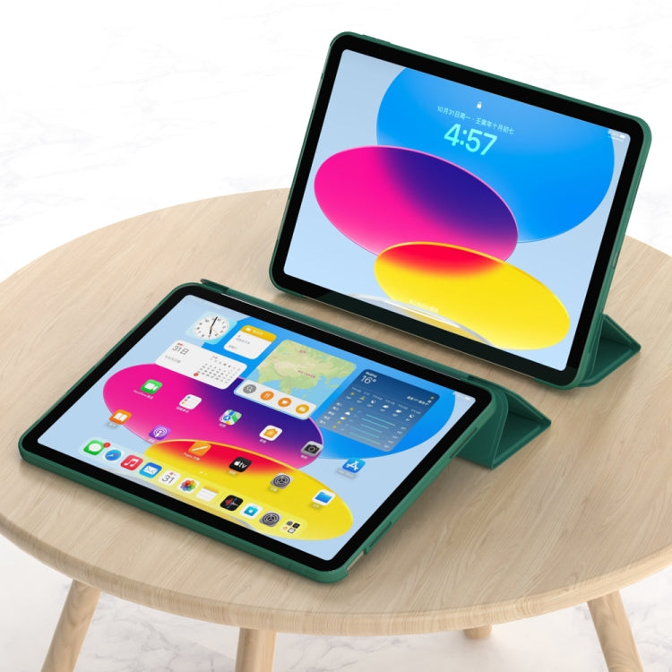 Étui pour tablette intelligente en cuir TPU à 3 volets, For iPad 10th Gen 10.9 2022