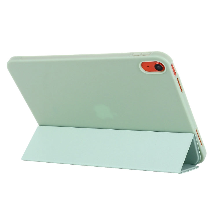 Étui à 3 volets en similicuir + élastomère pour iPad 10.9 2022 10th Gen / iPad 10.9 2025 11th Gen