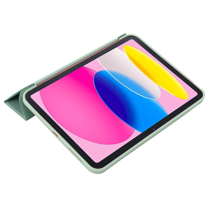 Étui à 3 volets en similicuir + élastomère pour iPad 10.9 2022 10th Gen / iPad 10.9 2025 11th Gen