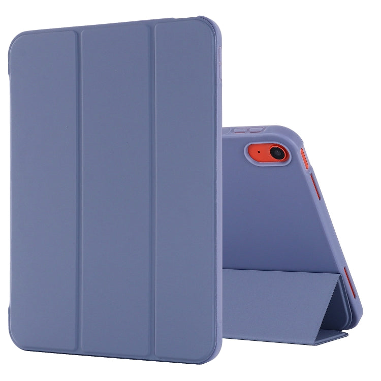 Étui à 3 volets en similicuir + élastomère pour iPad 10.9 2022 10th Gen / iPad 10.9 2025 11th Gen