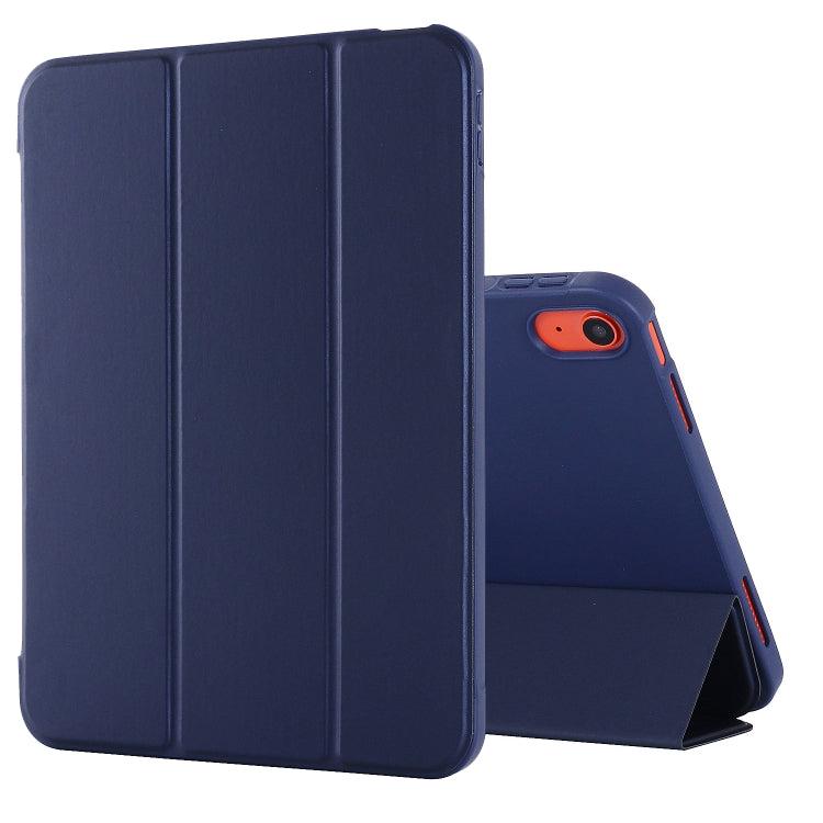 Étui à 3 volets en similicuir + élastomère pour iPad 10.9 2022 10th Gen / iPad 10.9 2025 11th Gen