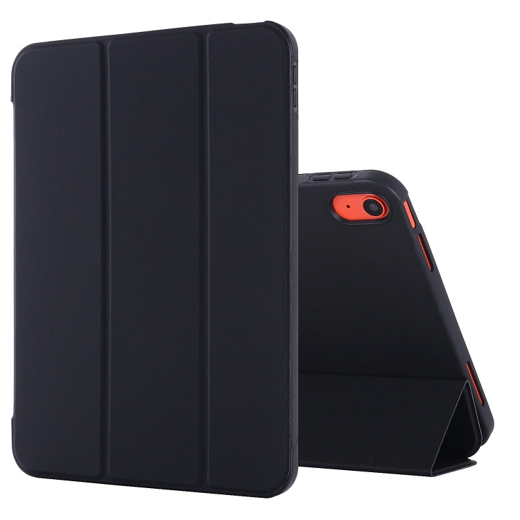 Étui à 3 volets en similicuir + élastomère pour iPad 10.9 2022 10th Gen / iPad 10.9 2025 11th Gen