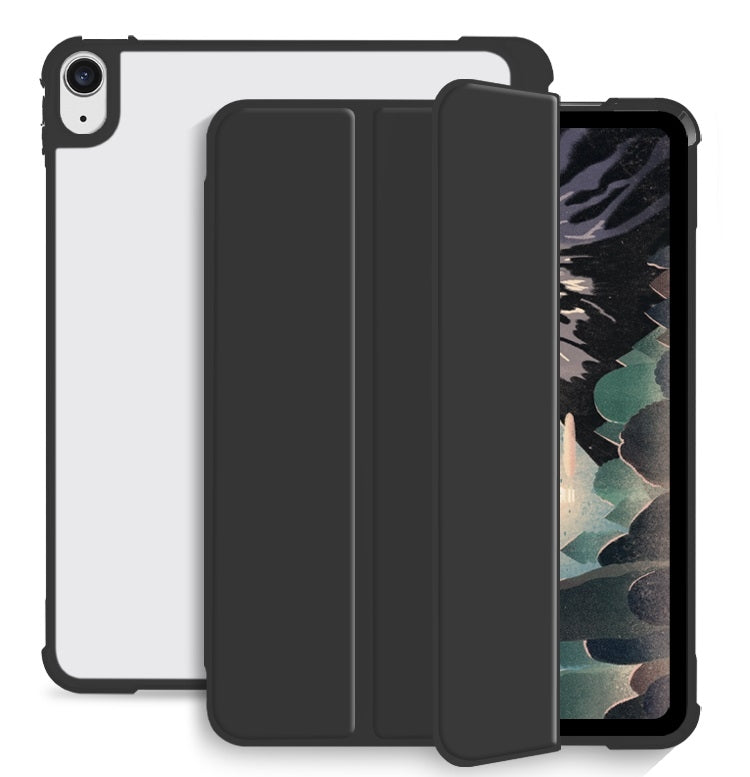 Étui pour tablette en cuir intelligent antichoc à 3 volets, For iPad mini 6 / mini 2024, For iPad 10.2 2021 / 2020 / 2019, For iPad 10th Gen 10.9 2022, For iPad Air 2020 / 2022 10.9