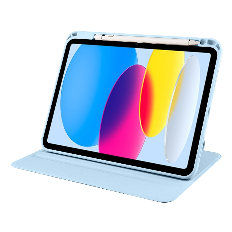 Étui en cuir pour tablette avec support de rotation à 360 degrés en acrylique, For iPad 10th Gen 10.9 2022, For iPad 10.2 2022 / 2021 / 2020 / 2019