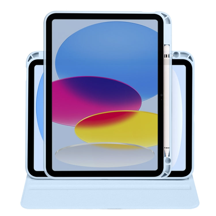 Étui en cuir pour tablette avec support de rotation à 360 degrés en acrylique, For iPad 10th Gen 10.9 2022, For iPad 10.2 2022 / 2021 / 2020 / 2019