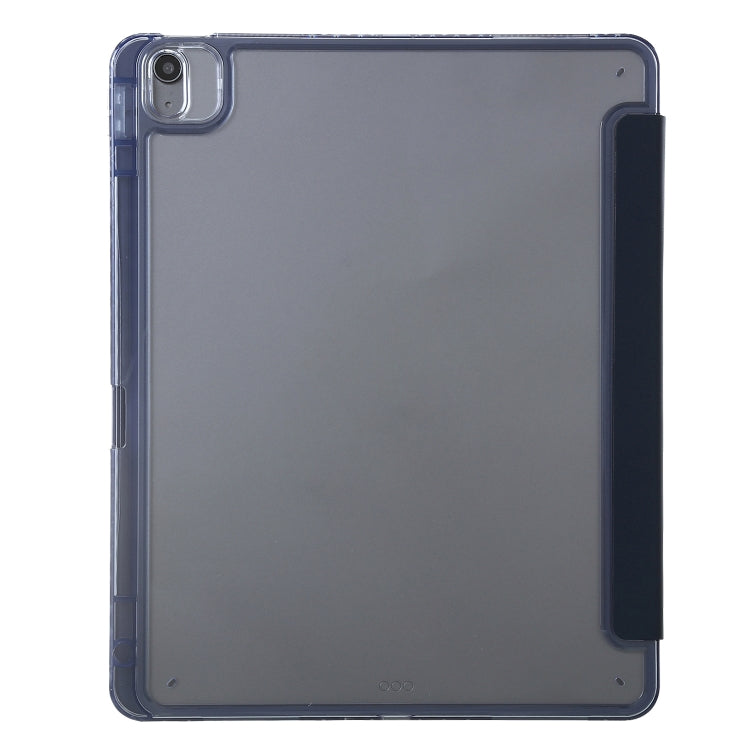 Étui pour tablette en cuir de déformation acrylique transparent, For iPad 10th Gen 10.9 2022, For iPad Pro 12.9 2022 / 2021 / 2020