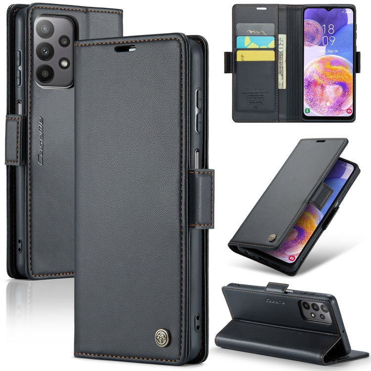 Étui CaseMe en simili-cuir avec boucle papillon Protection antivol RFID pour Samsung Galaxy S21 Ultra 5G / Galaxy A55 / Galaxy S10+ / Galaxy A30s/A50s/A50 / Galaxy A23.