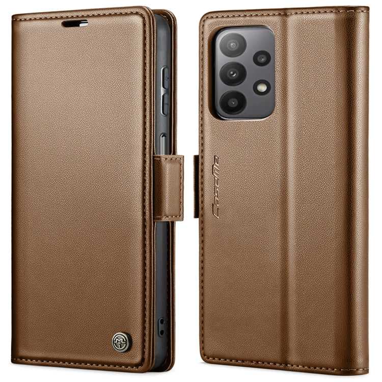 CaseMe 023 Butterfly Buckle Litchi Texture RFID Étui de téléphone en cuir antivol, For Samsung Galaxy A12 5G, For Samsung Galaxy A13 4G/5G/A04s/A04/M13 5G, For Samsung Galaxy S20 FE, For Samsung Galaxy A23