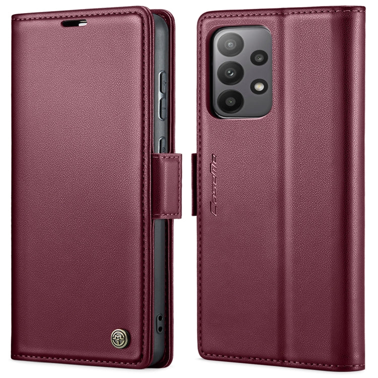 CaseMe 023 Butterfly Buckle Litchi Texture RFID Étui de téléphone en cuir antivol, For Samsung Galaxy A73 5G, For Samsung Galaxy A33 5G, For Samsung Galaxy S22 Ultra 5G, For Samsung Galaxy S22+ 5G
