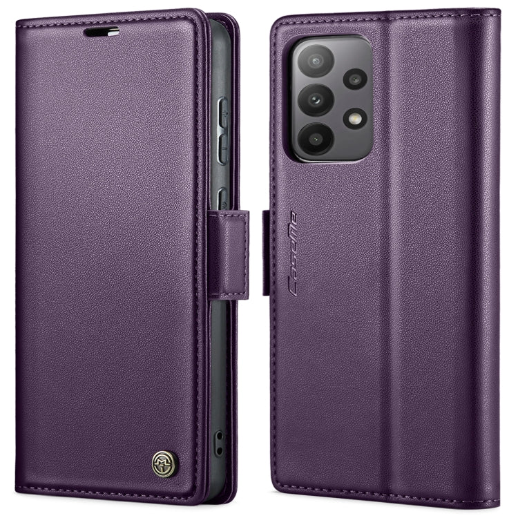 CaseMe 023 Butterfly Buckle Litchi Texture RFID Étui de téléphone en cuir antivol, For Samsung Galaxy A73 5G, For Samsung Galaxy A33 5G, For Samsung Galaxy S22 Ultra 5G, For Samsung Galaxy S22+ 5G