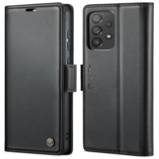 CaseMe 023 Butterfly Buckle Litchi Texture RFID Étui de téléphone en cuir antivol, For Samsung Galaxy A73 5G, For Samsung Galaxy A33 5G, For Samsung Galaxy S22 Ultra 5G, For Samsung Galaxy S22+ 5G