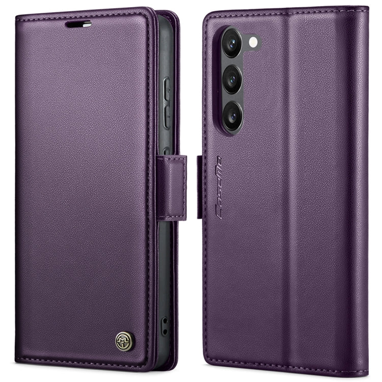 CaseMe 023 Butterfly Buckle Litchi Texture RFID Étui de téléphone en cuir antivol, For Samsung Galaxy A54 5G, For Samsung Galaxy S23 Ultra 5G, For Samsung Galaxy S23+ 5G, For Samsung Galaxy S23 5G