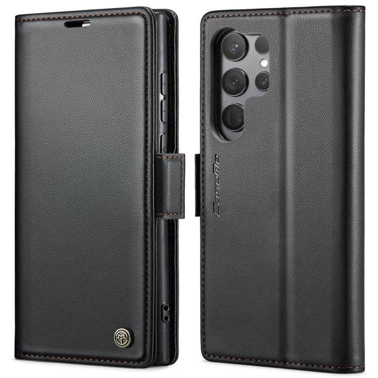 CaseMe 023 Butterfly Buckle Litchi Texture RFID Étui de téléphone en cuir antivol, For Samsung Galaxy A54 5G, For Samsung Galaxy S23 Ultra 5G, For Samsung Galaxy S23+ 5G, For Samsung Galaxy S23 5G