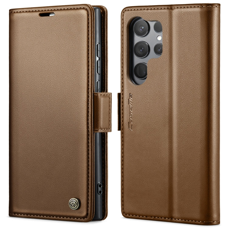 CaseMe 023 Butterfly Buckle Litchi Texture RFID Étui de téléphone en cuir antivol, For Samsung Galaxy A54 5G, For Samsung Galaxy S23 Ultra 5G, For Samsung Galaxy S23+ 5G, For Samsung Galaxy S23 5G
