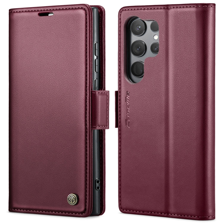 CaseMe 023 Butterfly Buckle Litchi Texture RFID Étui de téléphone en cuir antivol, For Samsung Galaxy A54 5G, For Samsung Galaxy S23 Ultra 5G, For Samsung Galaxy S23+ 5G, For Samsung Galaxy S23 5G