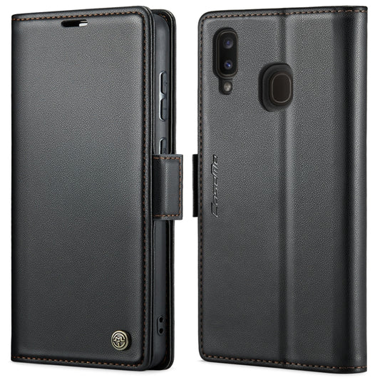 CaseMe 023 Butterfly Buckle Litchi Texture RFID Étui de téléphone en cuir antivol, For Samsung Galaxy A40, For Samsung Galaxy S10+, For Samsung Galaxy S10