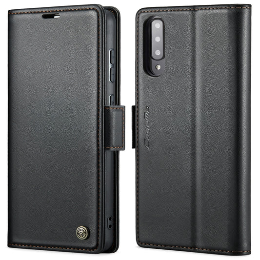 CaseMe 023 Butterfly Buckle Litchi Texture RFID Étui de téléphone en cuir antivol, For Samsung Galaxy A70/A70s, For Samsung Galaxy A20/A30/M10s, For Samsung Galaxy A30s / A50s / A50, For Samsung Galaxy Note10+