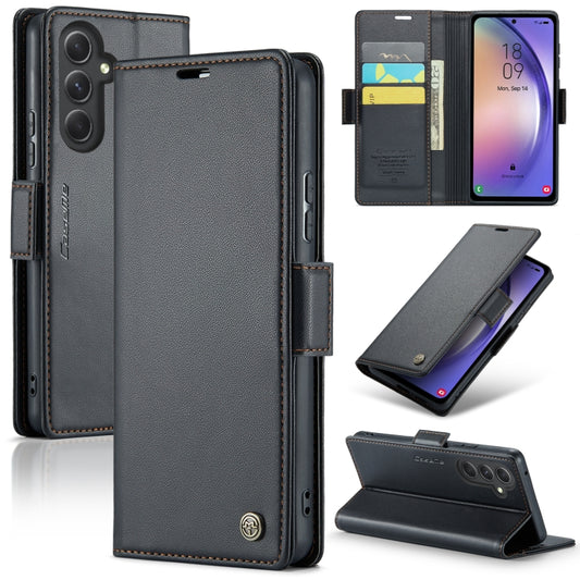 CaseMe 023 Butterfly Buckle Litchi Texture RFID Étui de téléphone en cuir antivol, For Samsung Galaxy A54 5G, For Samsung Galaxy S23 Ultra 5G, For Samsung Galaxy S23+ 5G, For Samsung Galaxy S23 5G