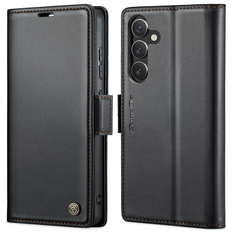 CaseMe 023 Butterfly Buckle Litchi Texture RFID Étui de téléphone en cuir antivol, For Samsung Galaxy A15 4G/5G, For Samsung Galaxy A55, For Samsung Galaxy A35 5G, For Samsung Galaxy S24 Ultra