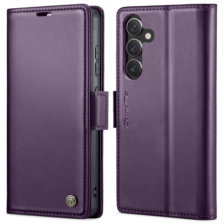 CaseMe 023 Butterfly Buckle Litchi Texture RFID Étui de téléphone en cuir antivol, For Samsung Galaxy A15 4G/5G, For Samsung Galaxy A55, For Samsung Galaxy A35 5G, For Samsung Galaxy S24 Ultra