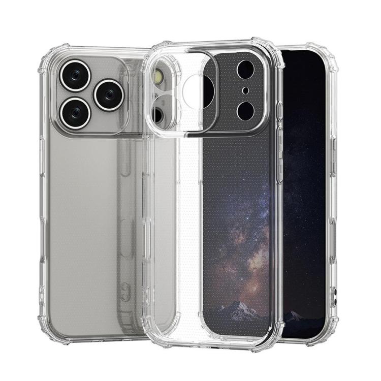 Coque transparent antichoc avec 4 coins anti-impacts pour iPhone 17 Pro Max, 17 Pro, 17, iPhone Air, iPhone 16 Pro Max, 16 Pro, 16 Plus, 16, iPhone 15 Pro Max, 15