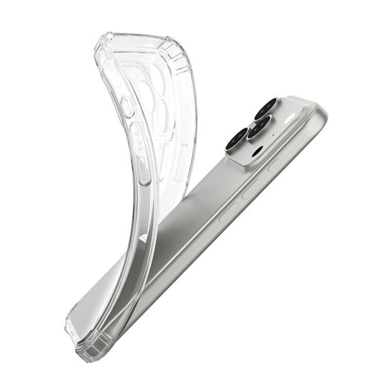 Coque transparent antichoc avec 4 coins anti-impacts pour iPhone 17 Pro Max, 17 Pro, 17, iPhone Air, iPhone 16 Pro Max, 16 Pro, 16 Plus, 16, iPhone 15 Pro Max, 15