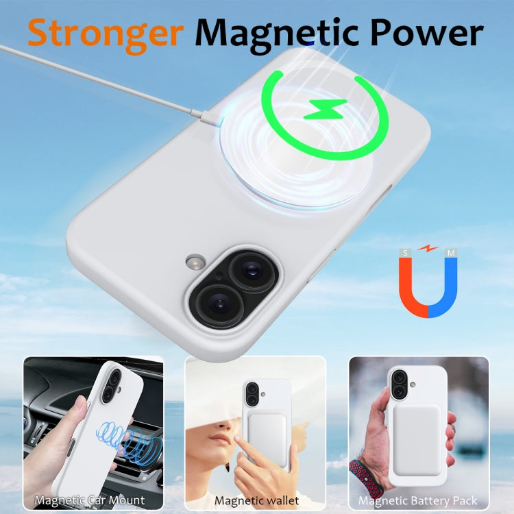 Étui de téléphone antichoc en silicone Magsafe