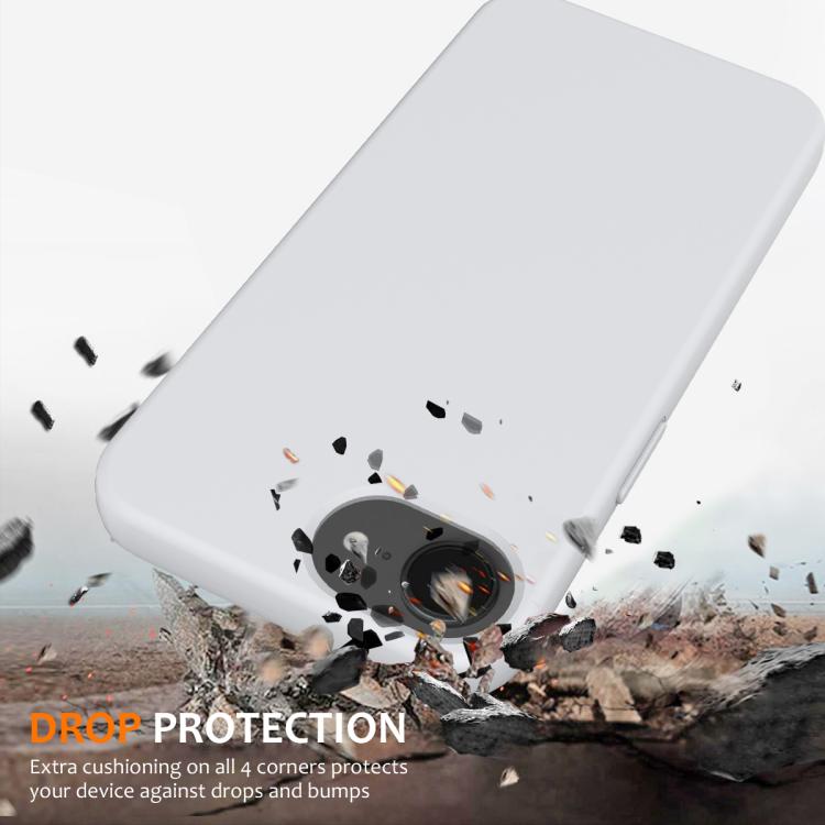 Coque antichoc en silicone compatible MagSafe pour iPhone 17, iPhone Air