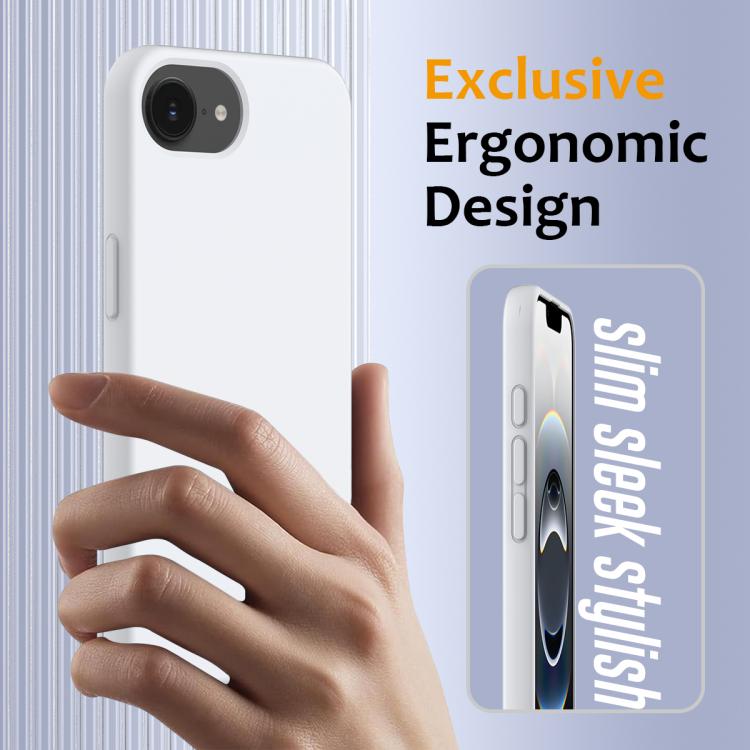 Coque antichoc en silicone compatible MagSafe pour iPhone 17, iPhone Air