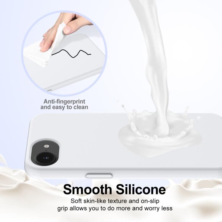 Coque antichoc en silicone compatible MagSafe pour iPhone 17, iPhone Air