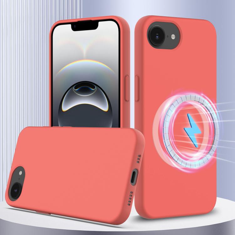 Coque antichoc en silicone compatible MagSafe pour iPhone 17, iPhone Air