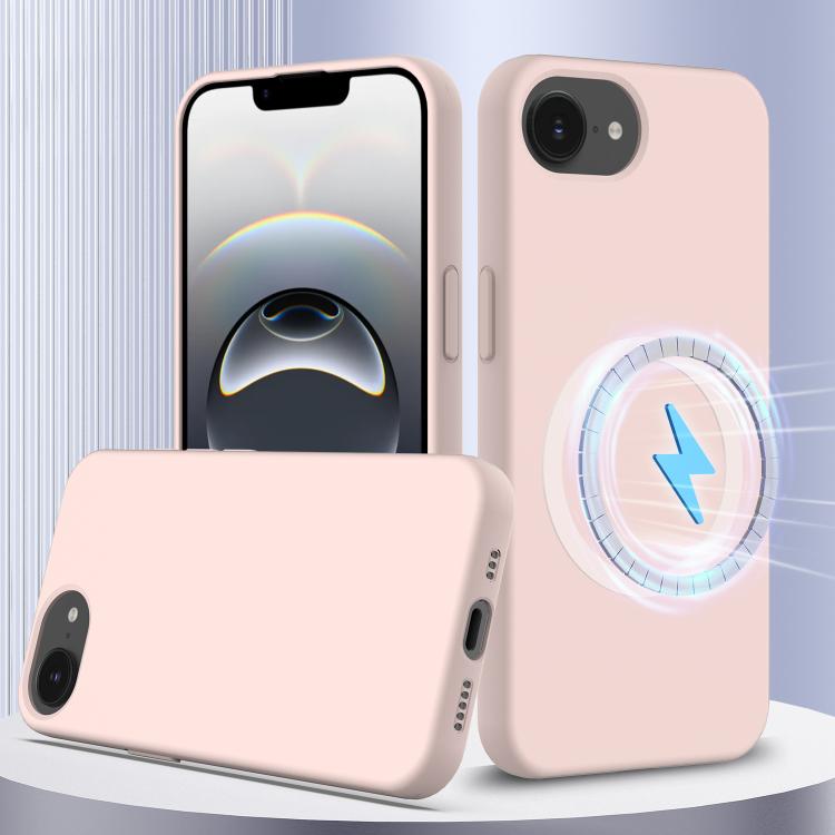 Coque antichoc en silicone compatible MagSafe pour iPhone 17, iPhone Air