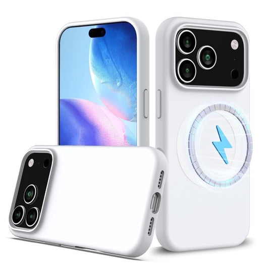 Coque antichoc en silicone compatible Magsafe pour iPhone 17 Pro Max, iPhone 17 Pro