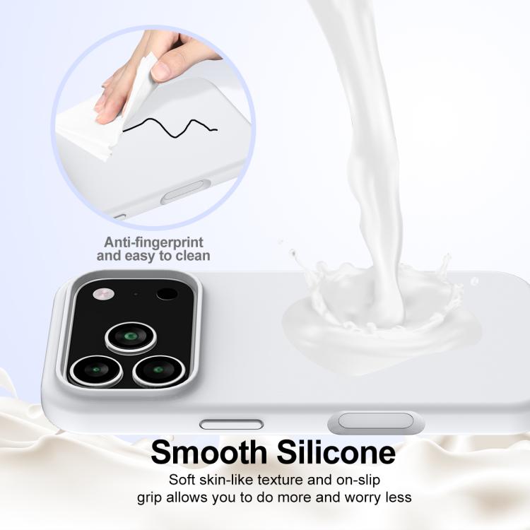 Coque antichoc en silicone compatible MagSafe pour iPhone 17, iPhone Air