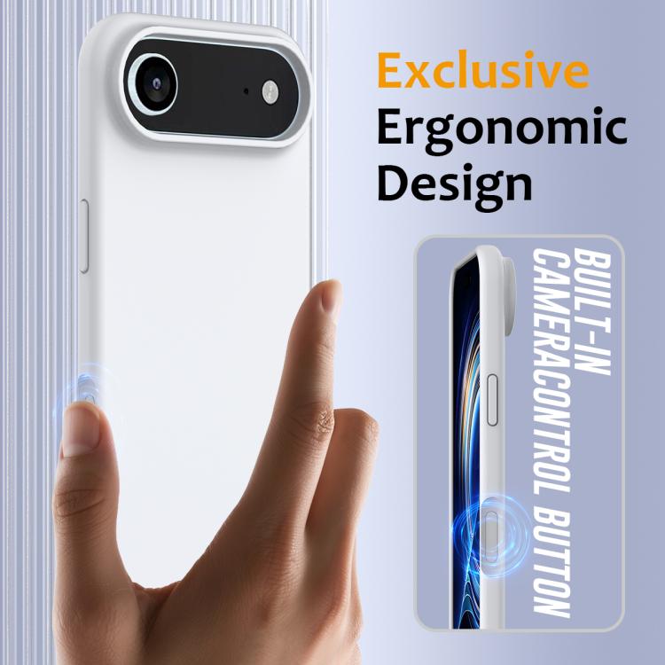 Coque antichoc en silicone compatible Magsafe pour iPhone 16e, iPhone 16 Pro Max