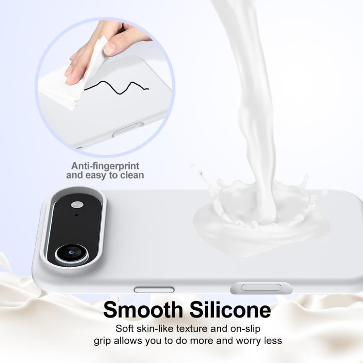 Coque antichoc en silicone compatible Magsafe pour iPhone 16e, iPhone 16 Pro Max